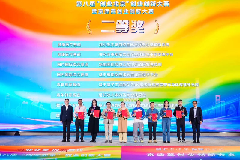 铭研医药多肽合成技术荣获“创业北京”创业创新大赛二等奖 铭研医药多肽合成技术荣获“创业北京”创业创新大赛二等奖